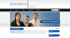 Desktop Screenshot of munromahney.com.au